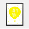 Yellow Framed Wall Art