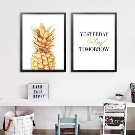 Yesterday Today Wall Art