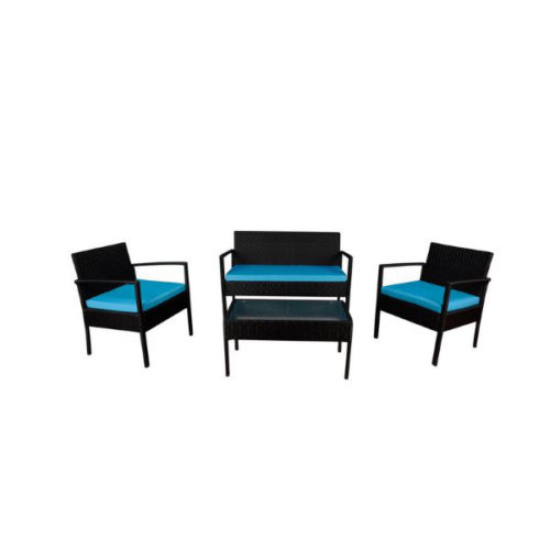 Black Modern Outdoor Set