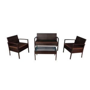 Brown Rattan Outdoor Set