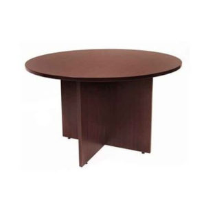 Brown Round Office Table