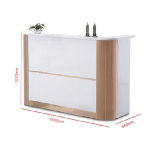 Mod White Reception Desk