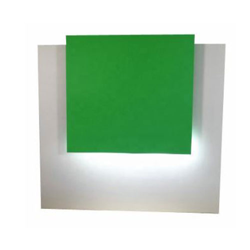 Green White Reception Desk