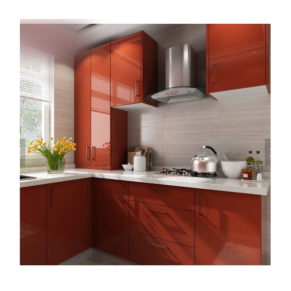 Brown High Gloss Kitchen Cabinet, White Gloss Wall Mounted Kitchen Cabinets In Nigeria