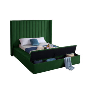 Rich Green King Size Bed