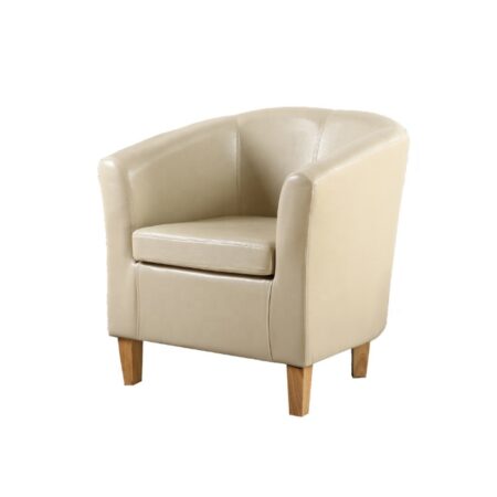 Cream Barrel Armchair