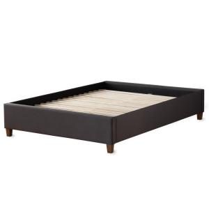 Low Profile Upholstered Platform Bed