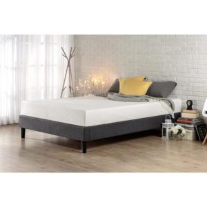 Low Profile Upholstered Platform Bed