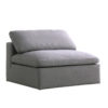 Grey Armless Chair