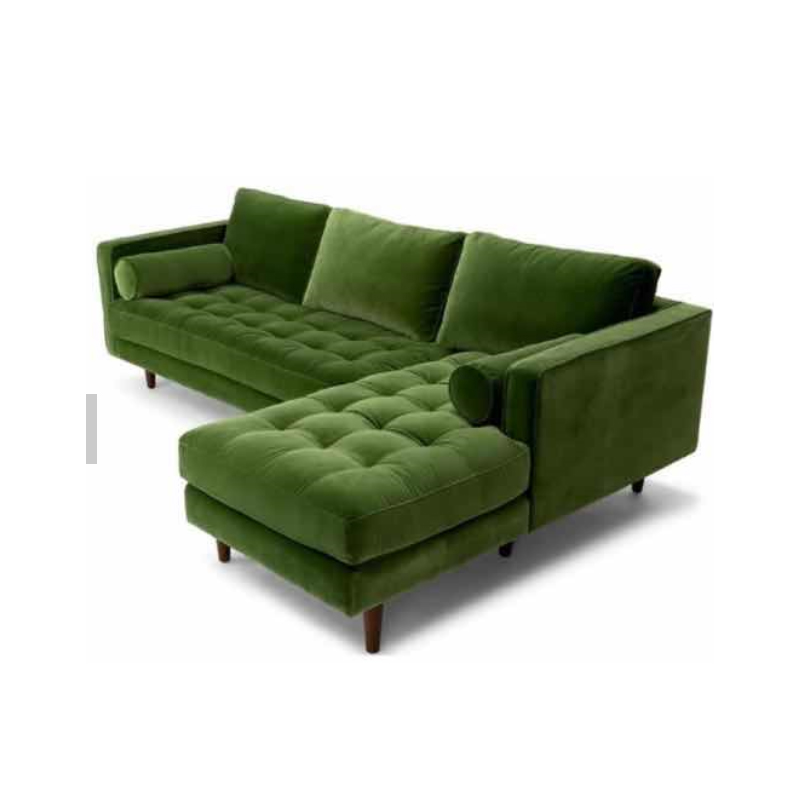 The Eco Green Sectional, Green Sectional Sofa Living Room