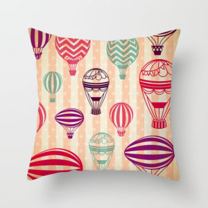 Colourful Parachute Throw Pillow