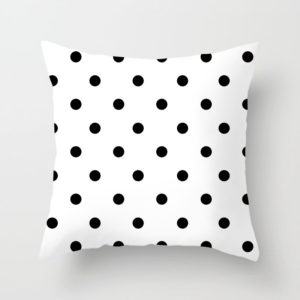 Monochrome Throw Pillow A