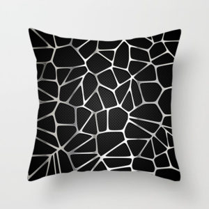 Monochrome Throw Pillow H