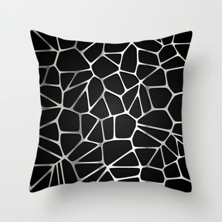 Monochrome Throw Pillow H