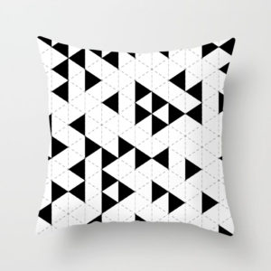 Monochrome Throw Pillow M