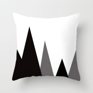 Monochrome Throw Pillow N