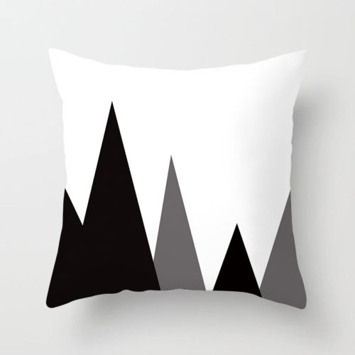 Monochrome Throw Pillow N