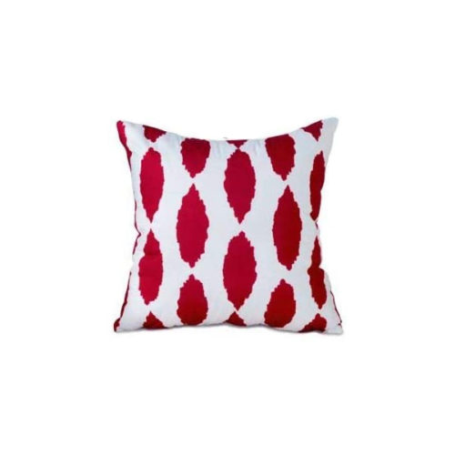 Red Geometric Pillow D