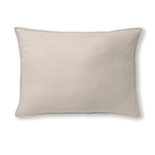 Beige Rectangular Pillow