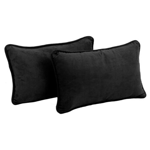 Black Rectangular Pillow