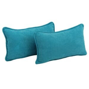 Aqua Blue Rectangular Pillow