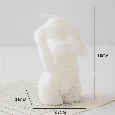 White Body Shaped Scented Candle