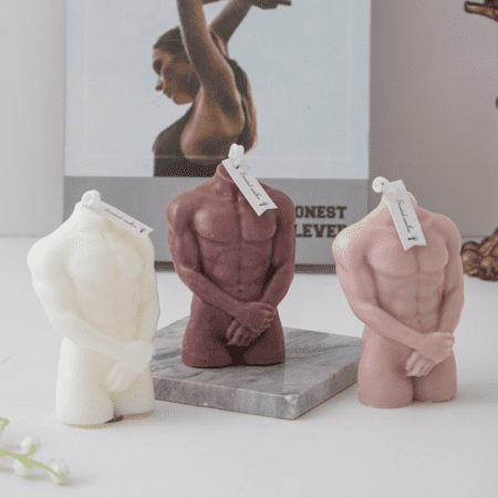Masculine Shaped Scented Candle Trio