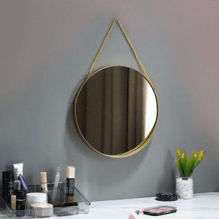 Glam Round Wall Mirror