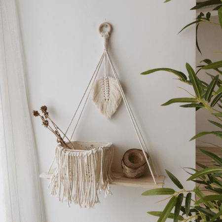 Boho Floating Wall Shelf